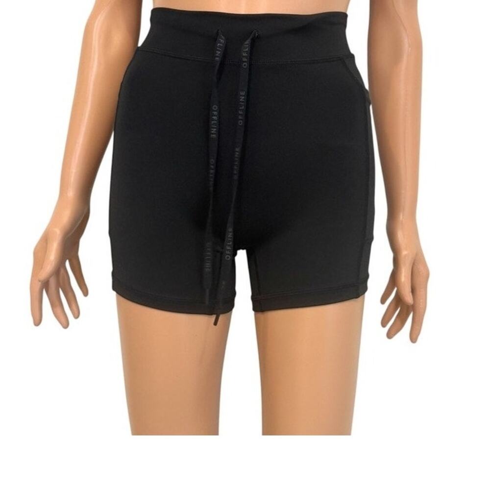 Aerie Offline small Goals hip pockets 4" Shortie bike shorts SH2 3276